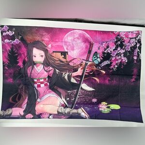 Anime Demon Slayer Nezuko Kamado Tapestry 5x3Ft